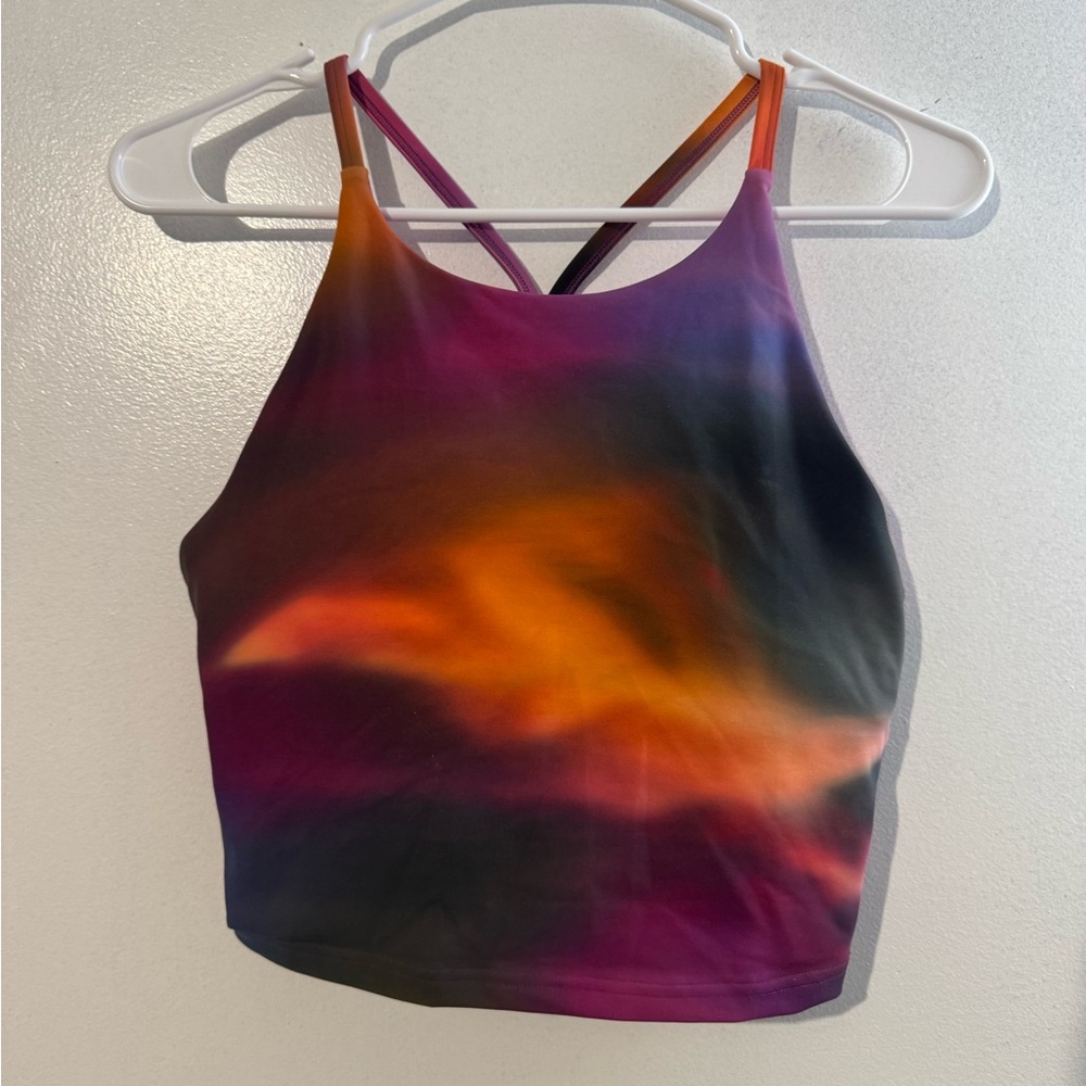 Old Navy Galaxy Print Strappy Sports Bra / Crop Tank Top